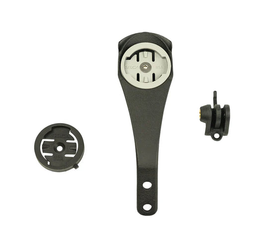 Silca Chisela Titanium Computer Mount for Black Inc + Factor Handlebars