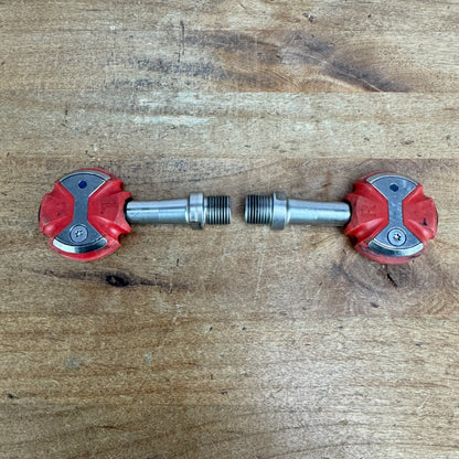 Speedplay Zero Stainless Steel Red Clipless Road Bike Pedals 206g