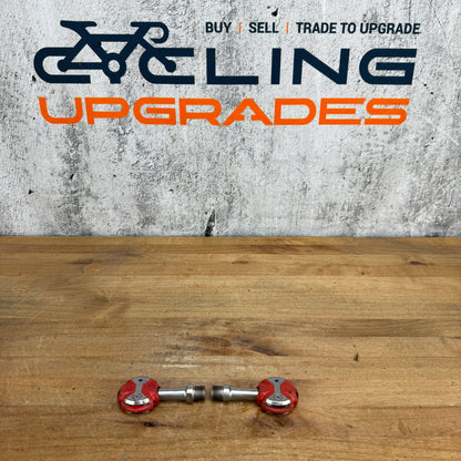 Speedplay Zero Stainless Steel Red Clipless Road Bike Pedals 206g