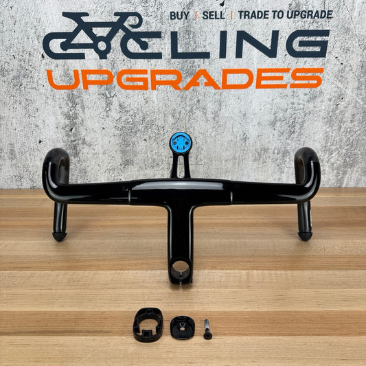 Ridden Once! Enve SES AR One-Piece 42cm 120mm Custom Painted Black Handlebar