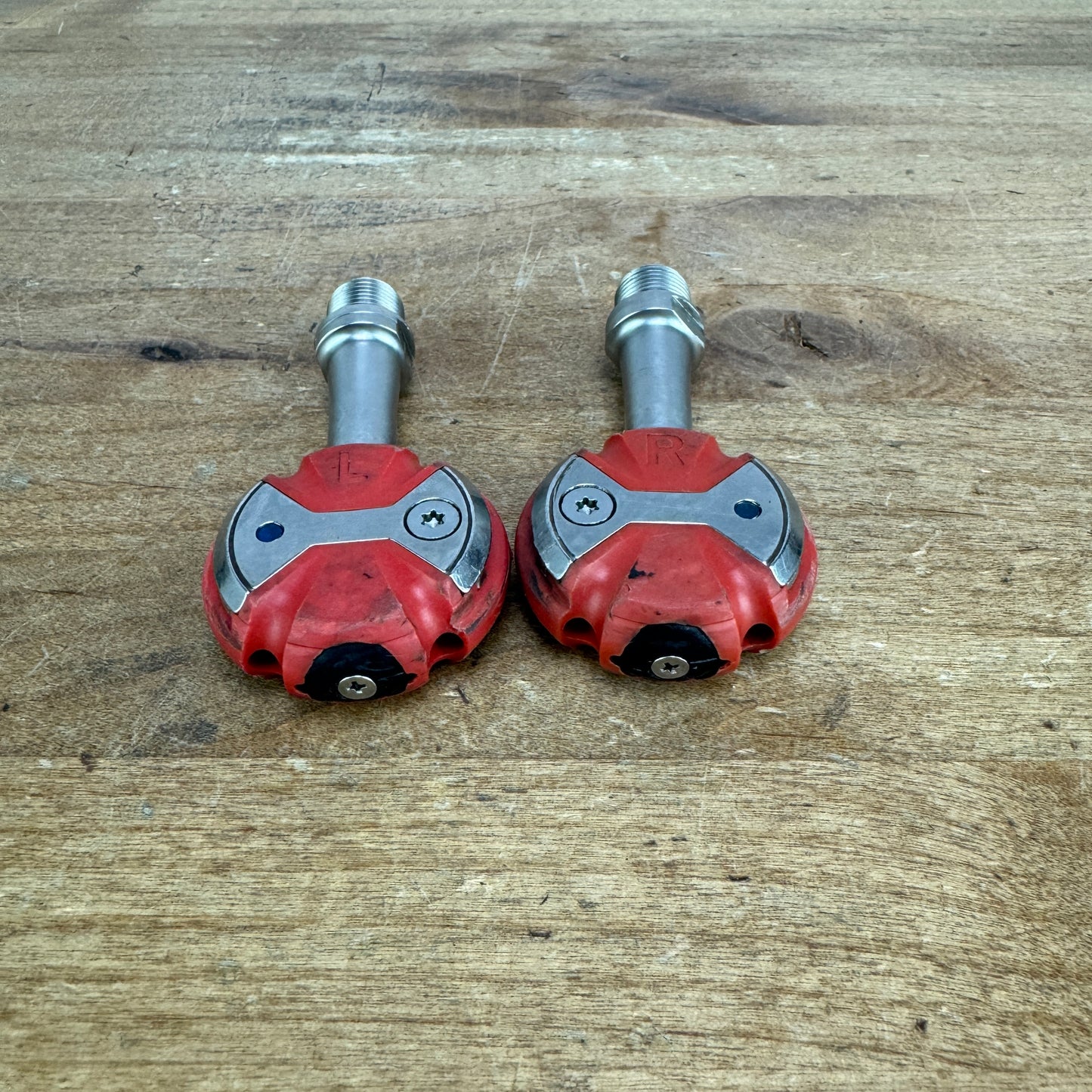 Speedplay Zero Stainless Steel Red Clipless Road Bike Pedals 206g