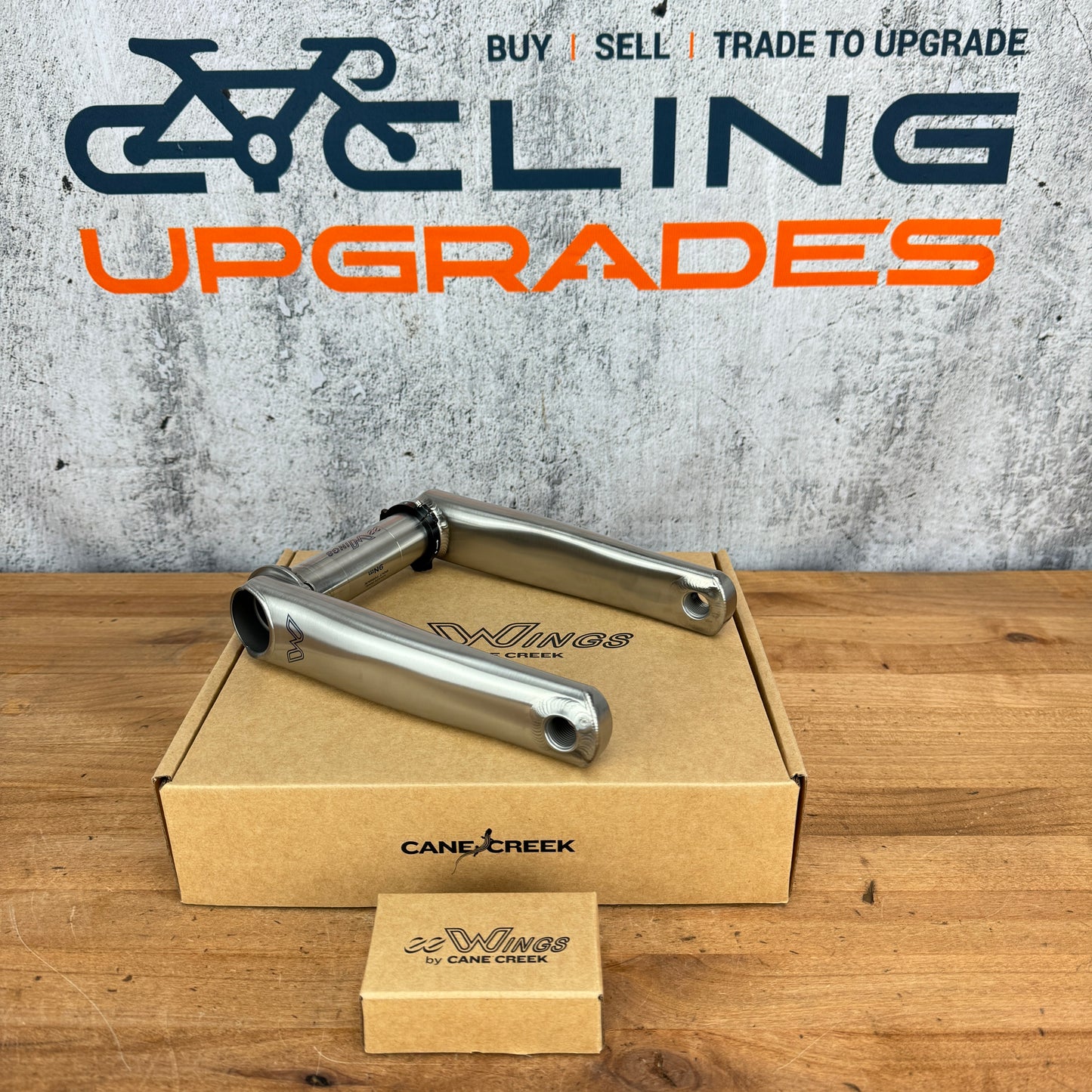 New! Cane Creek All Road 30mm Spindle Titanium Bike Crank Arms BAI0046 395g