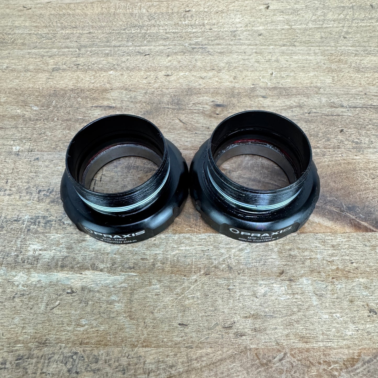 PraxisWorks M30-THRU 30mm Spindle BSA Threaded Ceramic Bike Bottom Bracket 82g