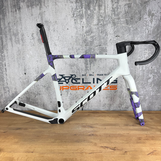 Low Mile! 2024 Scott Addict Gravel RC Large 56cm Carbon Disc Frameset 700c 2352g