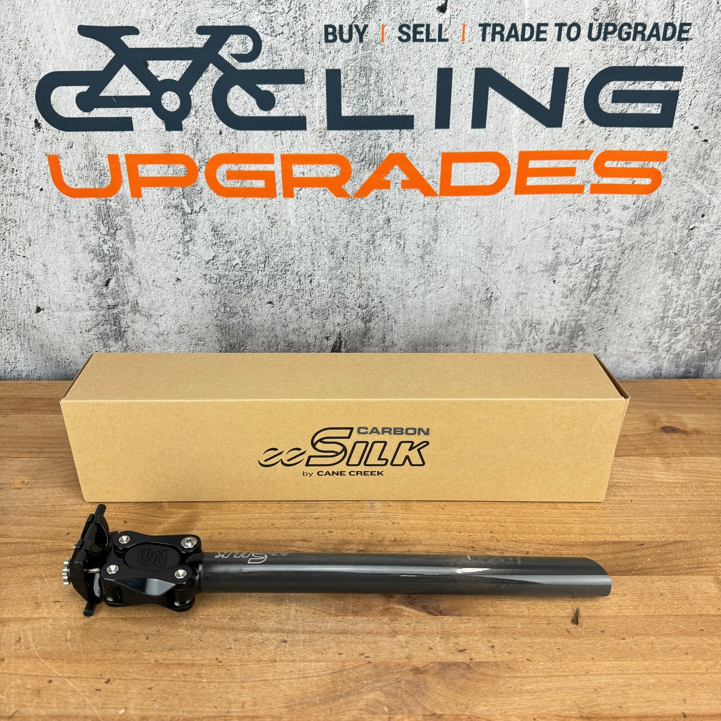 New! Cane Creek eeSilk+ 350mm x 27.2mm Carbon Gravel Suspension Seatpost 295g