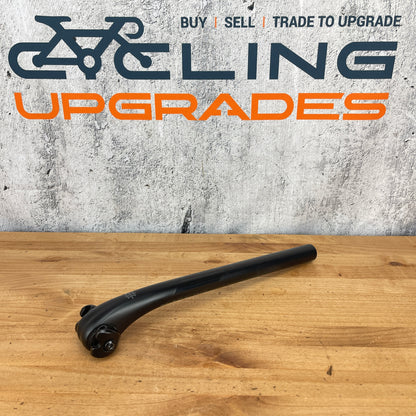 Black Inc 27.2mm x 350mm 20mm Setback Carbon Rails Bike Carbon Seatpost 195g
