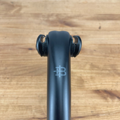 Black Inc 27.2mm x 350mm 20mm Setback Carbon Rails Bike Carbon Seatpost 195g