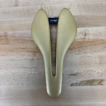 Berk Ploh 143mm 7x9mm Rails Padded Gold Carbon Lightweight Bike Saddle 100g