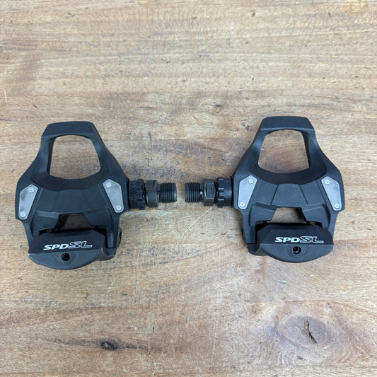 Light Use! Shimano PD-RS500 SPD SL Clipless Cycling Road Bike Pedals 316g