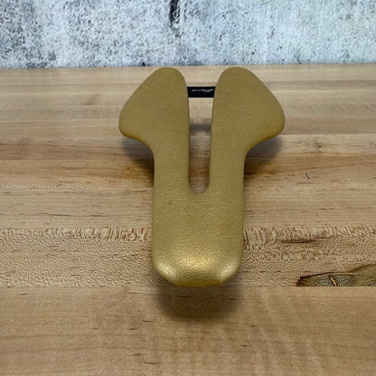 Berk Ploh 143mm 7x9mm Rails Padded Gold Carbon Lightweight Bike Saddle 100g