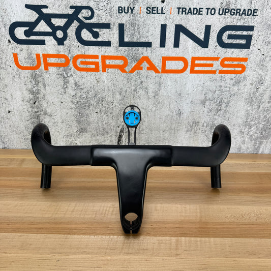 Ventum CR2 Carbon 120mm x 40cm Drop Bar Integrated Handlebar + Computer Mount