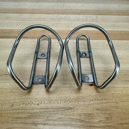 Ridden Once! King Cage Cycling Bike Pair Titanium Water Bottle Cages 55g