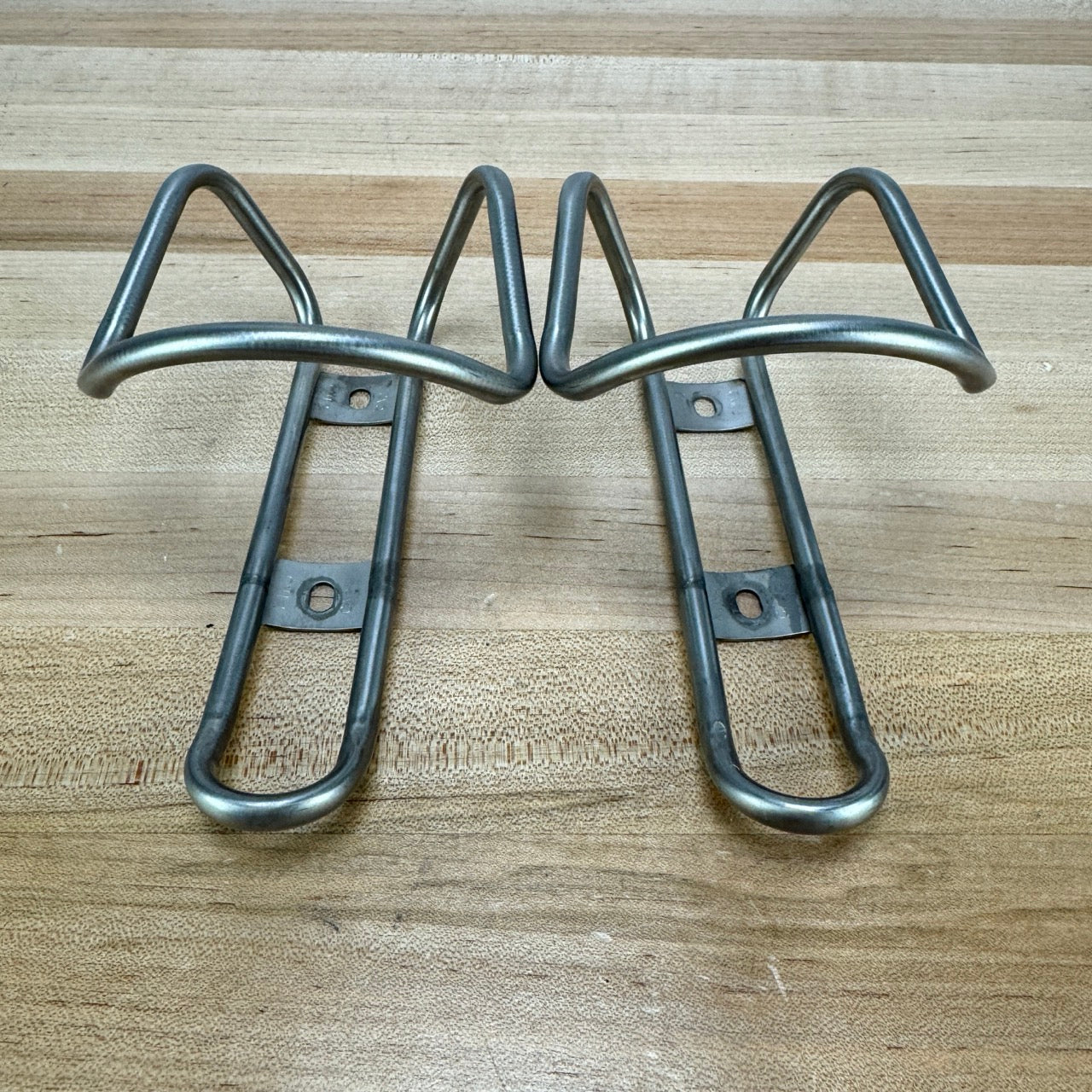 Ridden Once! King Cage Cycling Bike Pair Titanium Water Bottle Cages 55g