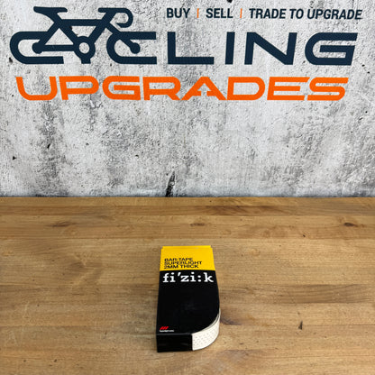 New! Fizik Superlight White 2mm Thick Cycling Grips Bar Tape MSRP $35