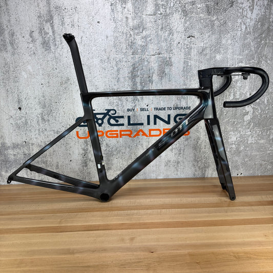 Scott Addict RC Medium 54cm Carbon Disc Brake Frameset 700c Sunbeam Black 1573g