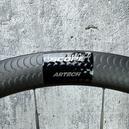 New! Scope Artech 4.G Carbon Disc Tubeless Hookless Gravel Wheelset 700c 1150g