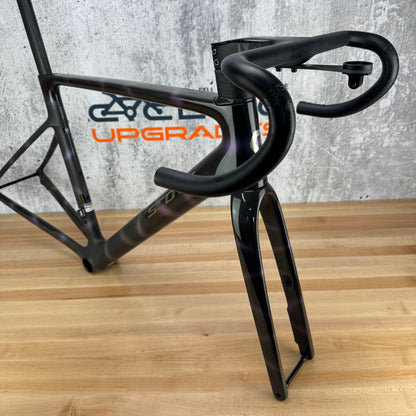 Scott Addict RC Medium 54cm Carbon Disc Brake Frameset 700c Sunbeam Black 1573g