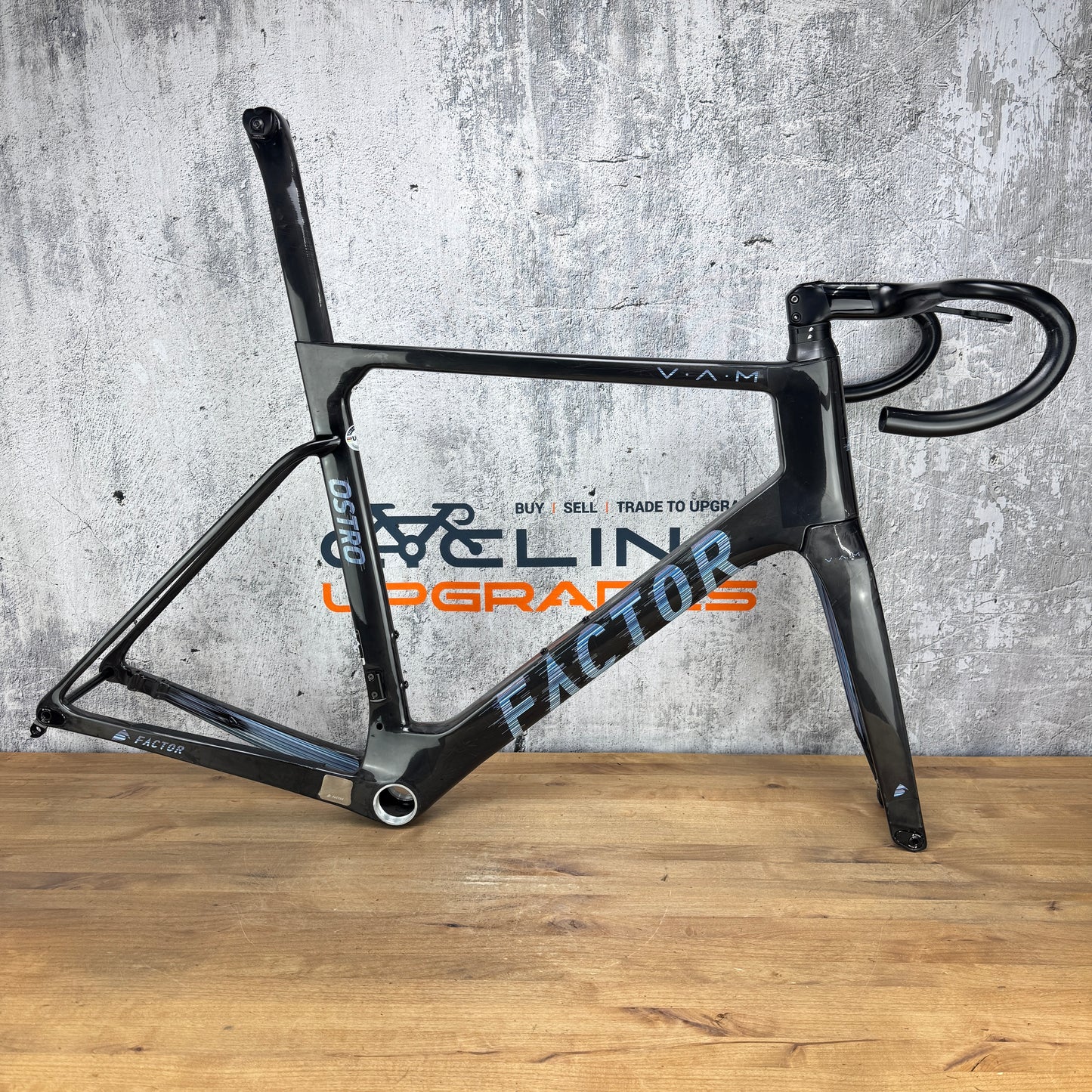 2020 Factor Ostro VAM 58cm Carbon Disc Brake Frameset 700c 2124g