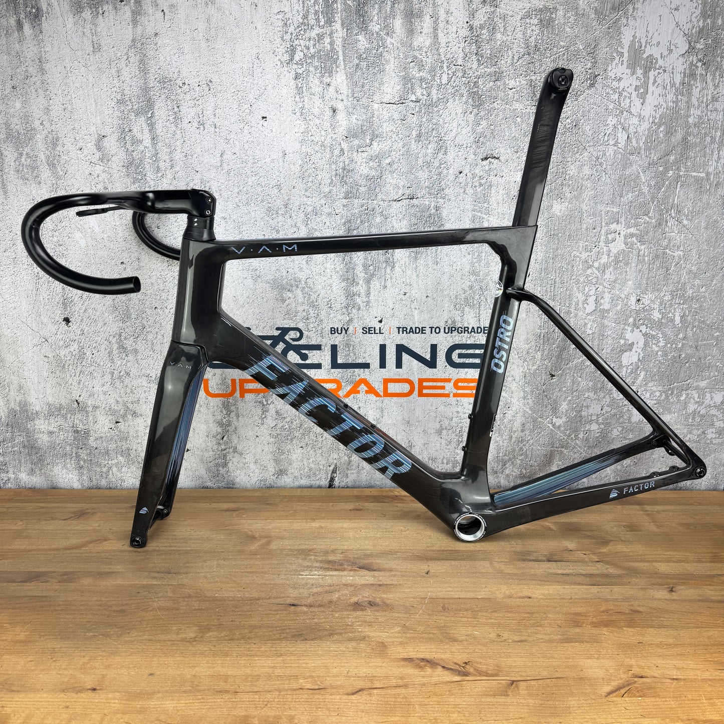 2020 Factor Ostro VAM 58cm Carbon Disc Brake Frameset 700c 2124g
