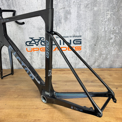 2020 Factor Ostro VAM 58cm Carbon Disc Brake Frameset 700c 2124g