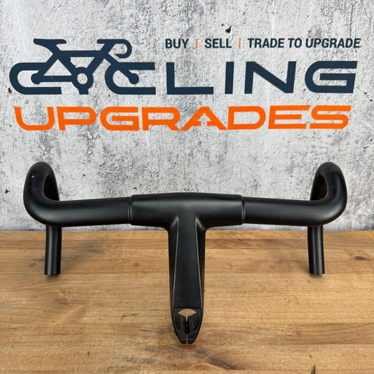 Light Use! BMC CKP ICS Carbon 42/40cm x 120mm Integrated Bike Handlebar 332g
