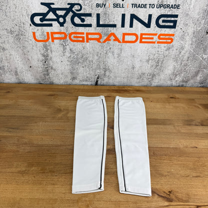 Rapha White Medium Cycling Arm Warmers