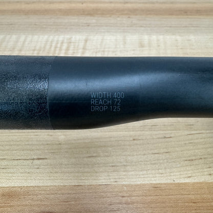 Low Mile! Cadex Race Carbon 40cm 72mm Reach 125mm Drop Road Bike Handlebar 163g
