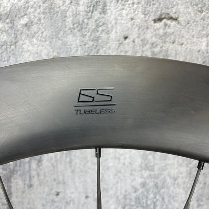 Cadex 65 Carbon Tubeless Hookless Road Bike Disc Brake Wheelset 700c 1545g