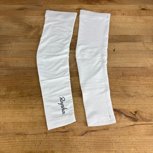 Rapha White Medium Cycling Arm Screens