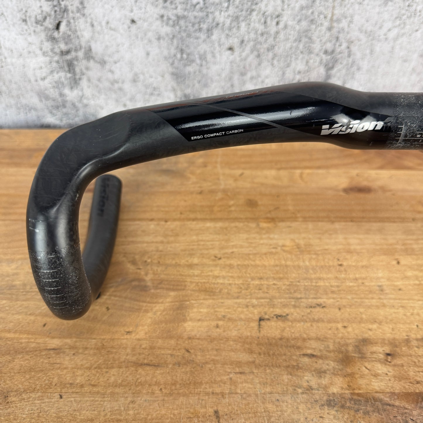Vision Ergo Trimax Carbon 40cm +10mm 31.8mm Bike Drop Handlebar 229g