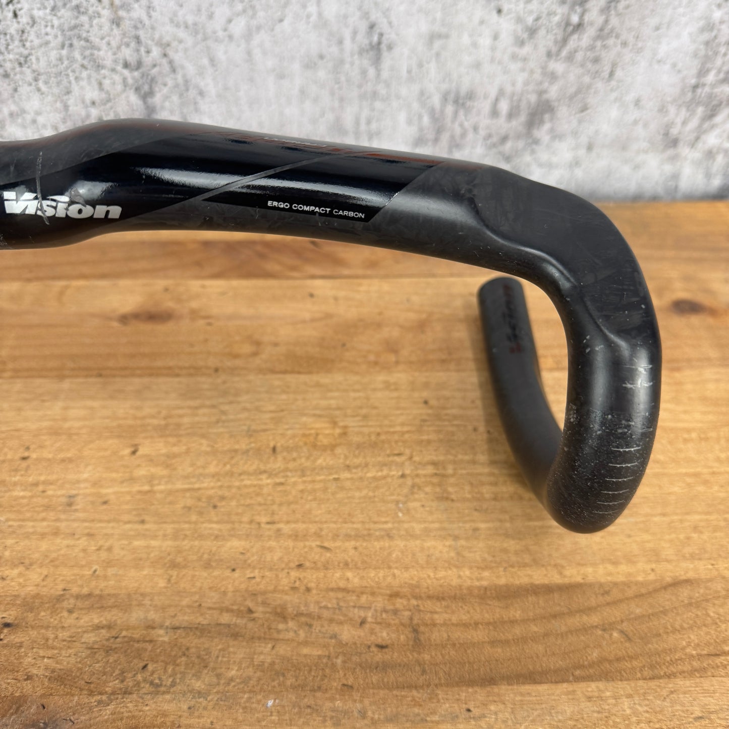 Vision Ergo Trimax Carbon 40cm +10mm 31.8mm Bike Drop Handlebar 229g
