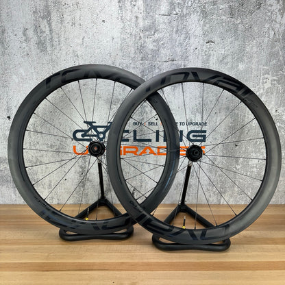Low Mile! Roval Rapide CL 50 Carbon Tubeless Disc Brake Bike Wheelset 700c 1496g
