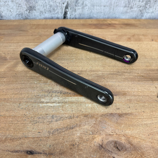 Low Mile! SRAM Red AXS E1 170mm Carbon Dub SL Crankset without Chainrings 302g