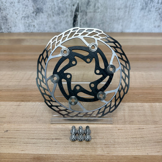 Low Mile! Carbon-Ti X-Rotor SteelCarbon 3 6-Bolt 140mm Disc Brake Rotors 141g