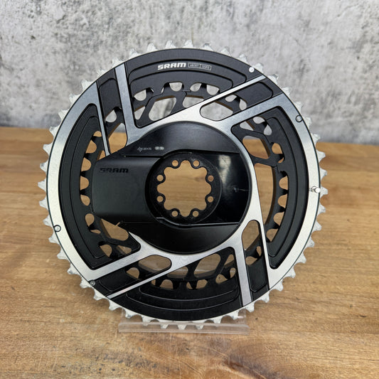 Low Mile! SRAM Red AXS E1 Quarq Power Meter 48/35t 12-Speed Chainring Set 267g