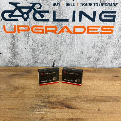 New! Bontrager 700c x 18-23c 60mm Presta Valve Stem Tube Quantity 2