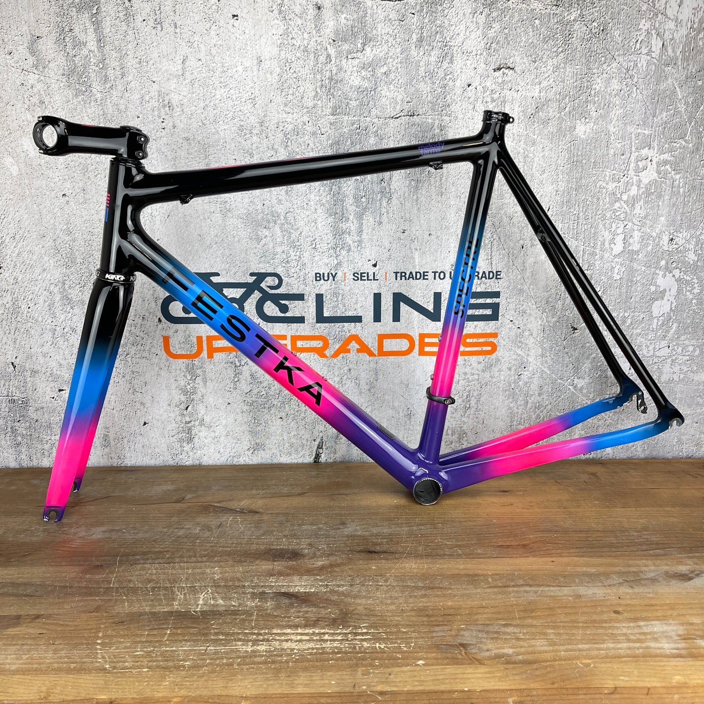 Festka Spectre Large 56cm Rim Brake Carbon Road Bike Frameset 700c 1825g