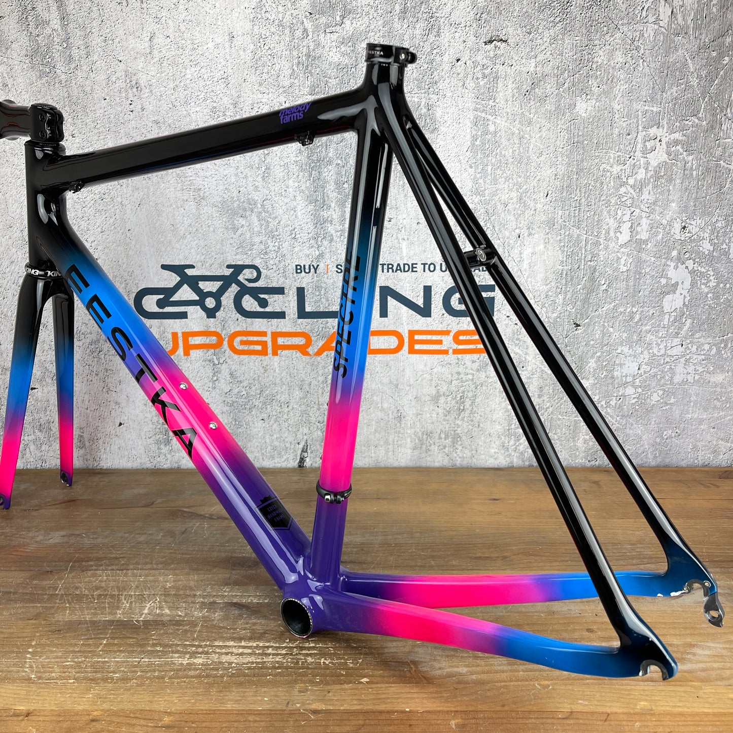 Festka Spectre Large 56cm Rim Brake Carbon Road Bike Frameset 700c 1825g
