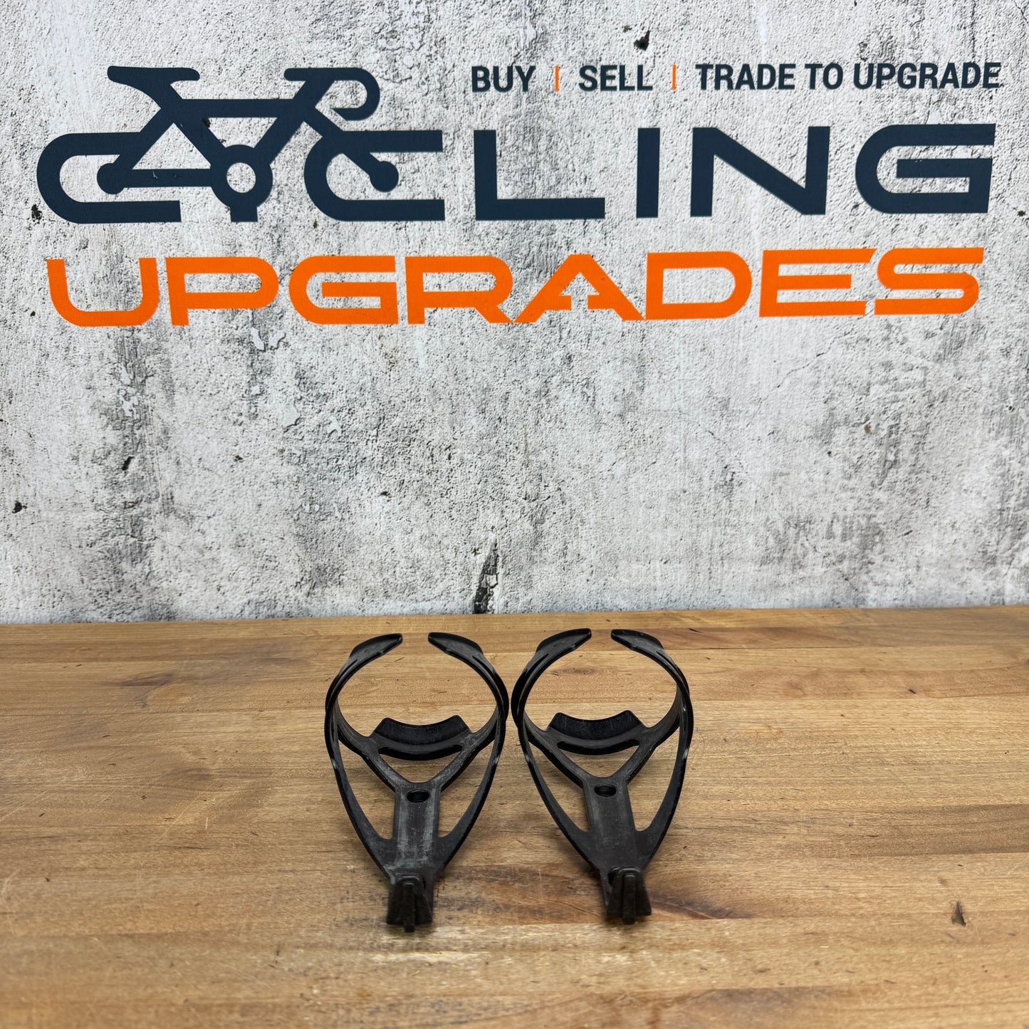 Tacx Deva Gloss Black Composite Bike Water Bottle Cage Pair 73g