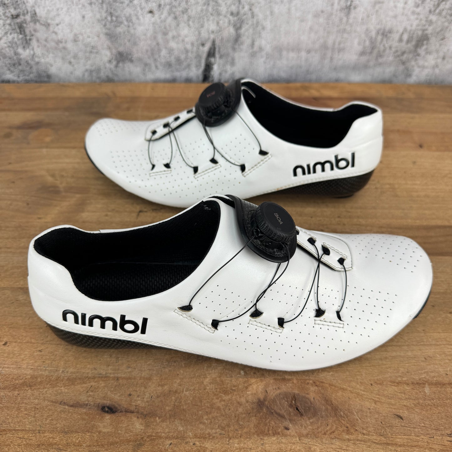 Nimbl Ultimate Feat EU 42.5 BOA Carbon Leather Road Bike Cycling Shoes 384g