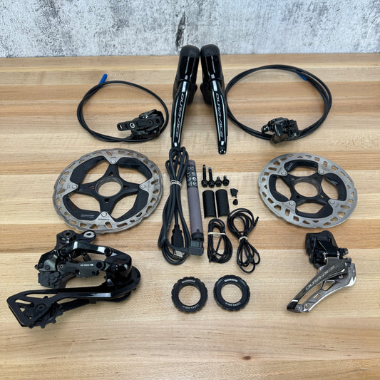 Low Mile Shimano Dura-Ace R9270/R9250 Di2 Electronic 12-Speed Hydraulic Groupset