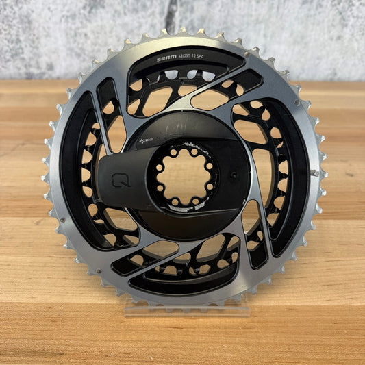 Low Mile Sram Red AXS D1 Quarq Power Meter 48/35t 8-Bolt Bike Chainring Set 272g