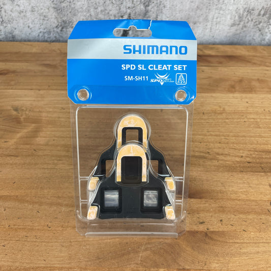 New! Shimano SM-SH11 SPD SL Cycling Bike Pedal Cleat Set 75g