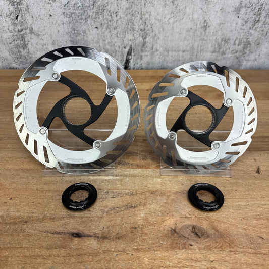 Shimano Ultegra RT-CL800 160/140mm Centerlock Disc Brake Rotors w/ Lockrings