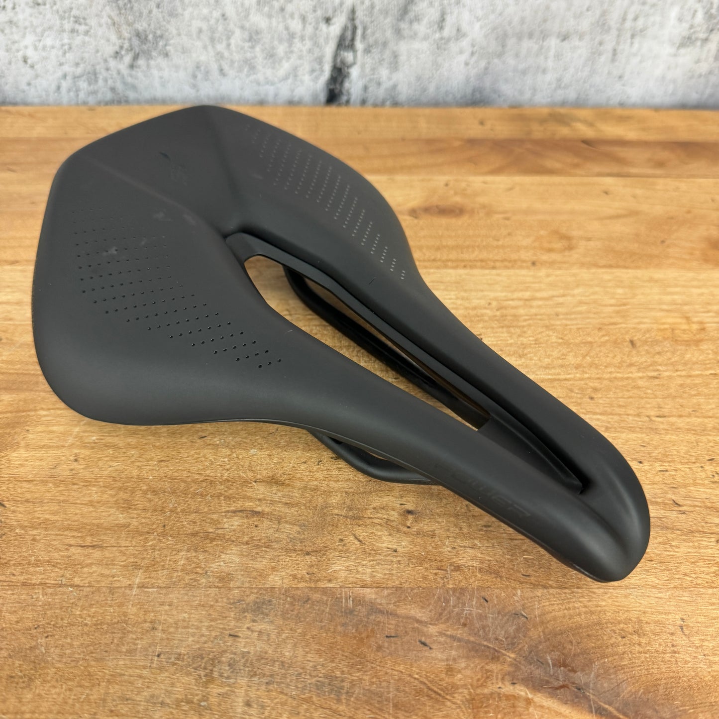 Ridden Once! Specialized Power Expert 155mm 7x7mm Hollow Ti Rails Bike Saddle