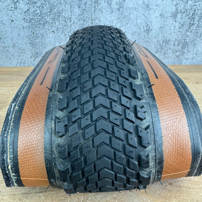 Low Mile Pirelli Cinturato Gravel M  650b x 50mm Tubeless Classic Tan Pair Tires