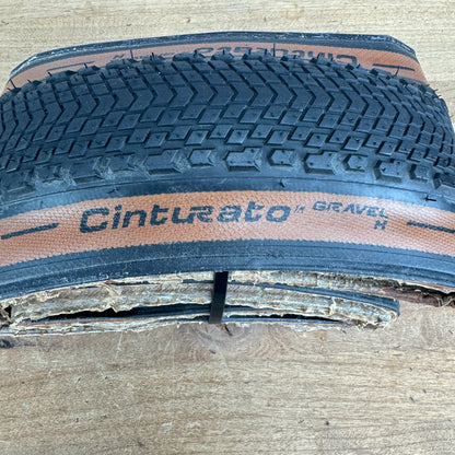Low Mile Pirelli Cinturato Gravel M  650b x 50mm Tubeless Classic Tan Pair Tires