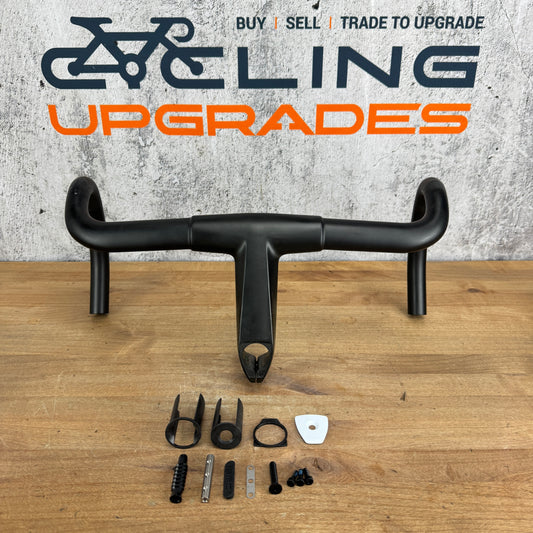 Light Use! BMC CKP ICS Carbon 42/40cm x 120mm Integrated Bike Handlebar 332g