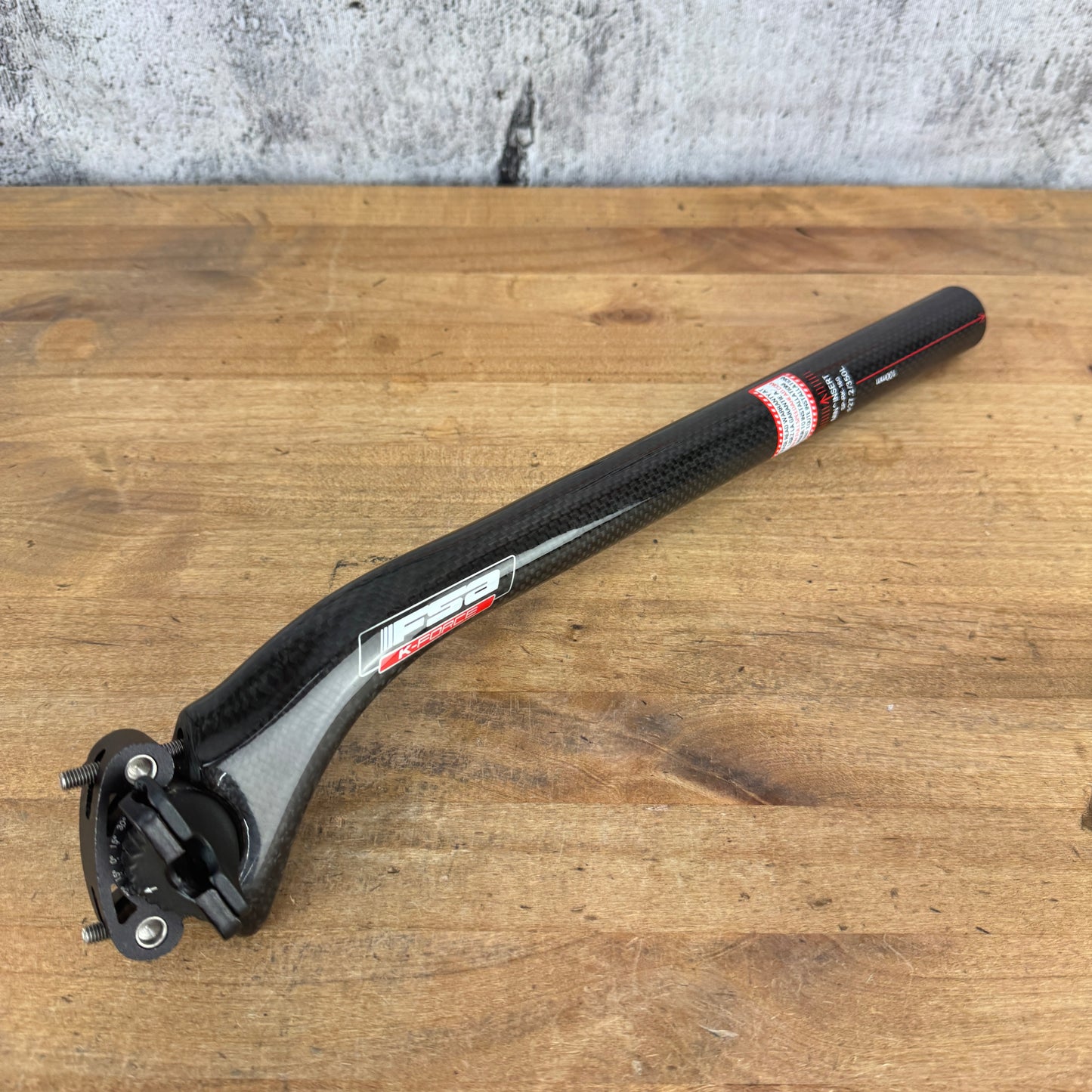 FSA K-Force 350mm x 27.2mm 25mm Setback Carbon Bike Seatpost 235g