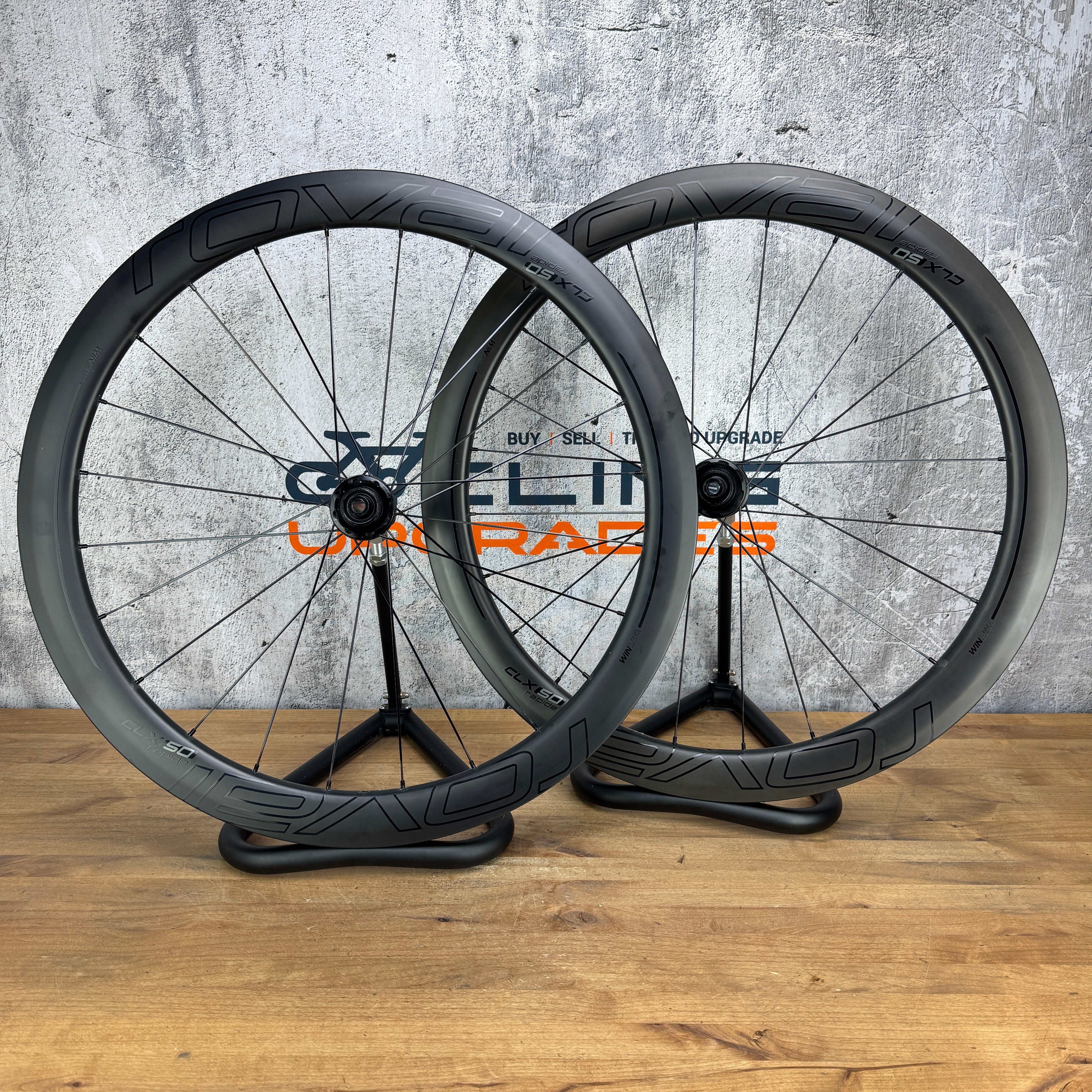 Roval Rapide clx 50 フロントのみ Roval Rapide CLX 50 Disc Clincher Front - Pro Bike + Run